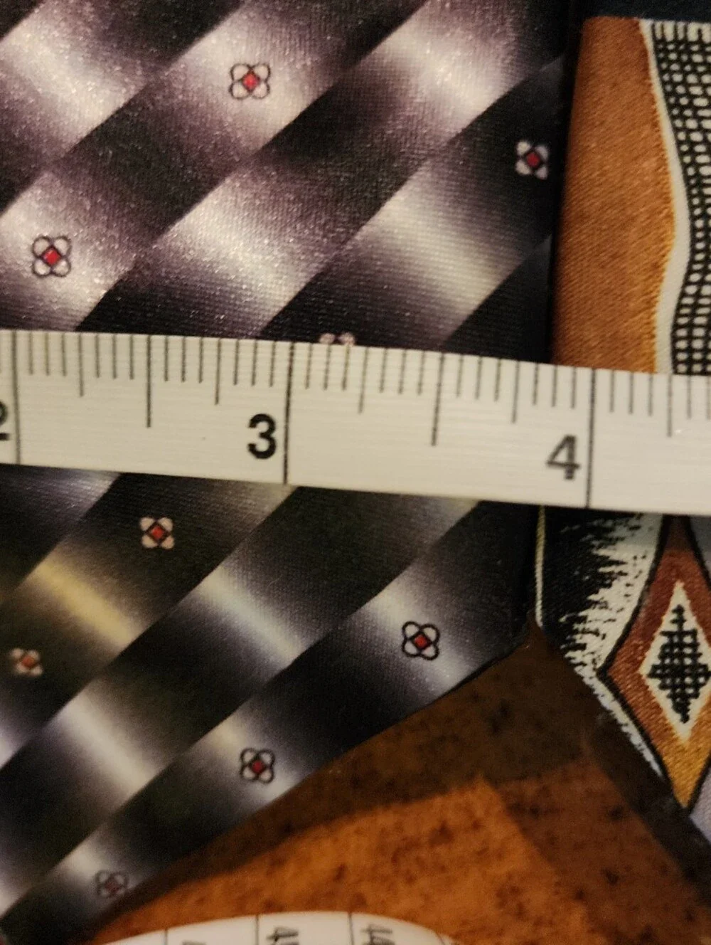 3pc Men’s Tie Lot Henry Grethel Fanstyle Paris Silk Polyester Geometric